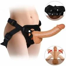 تصویر دیلدو سیلیکونی سیلیکونی با چرم مشکی طبیعی| مارکت زناشویی 2